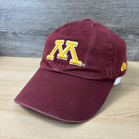 New Era Accessories - Minnesota Golden Gophers Hat Cap Strap Back Womens Maroon Gold New Era Retro